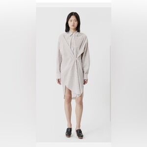 Marant Etoile Striped Shirtdress